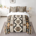 thumbnail image 2 of Homewish Bohemian Aztec Bedding Comforter Set 7pcs for Adult, Hippie Stripes Rectangle Queen Bedding Sets, Southwestern Reversible Queen Sheet Sets, Ultra Soft Bedroom Decor, 2 of 7