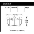 thumbnail image 2 of Hawk 2007-2014 Audi Q7 Premium HPS 5.0 Rear Brake Pads, 2 of 3