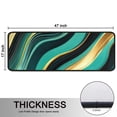 thumbnail image 5 of Kitchen Rugs Sets Of 2,Teal Gold Marble Pattern Anti Fatigue Kitchen Mat Rugs Non Slip Washable,Decorative Kitchen Floor Mats for Kitchen,Sink,Laundry,17"x47"+17"x47", 5 of 5