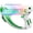 Green, variant on Automatic Electric Water Gun with Dynamic RGB Glow Lights, Rechargeable Continuous Water Blaster for Kids Summer Pool Beach Outdoor Water Fighting Toy