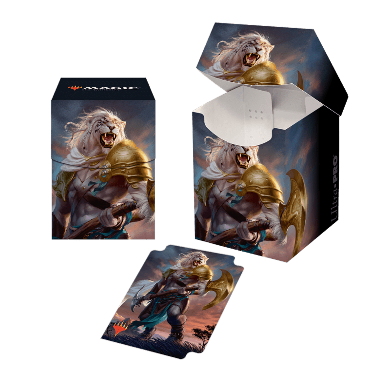 MTG Core Set 2020 V1 Ajani Strength of the Pride Ultra Pro Printed Art Deck Box Magic the MTG Core Set 2020 V1 Ajani Strength of the Pride Ultra Pro Printed Art Deck Box Magic the