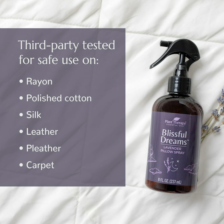  Plant Therapy All Natural Blissful Dreams Lavender Pillow and  Linen Spray, Powered by Essential Oils, Aromatherapy Spray, 8 oz : Home &  Kitchen