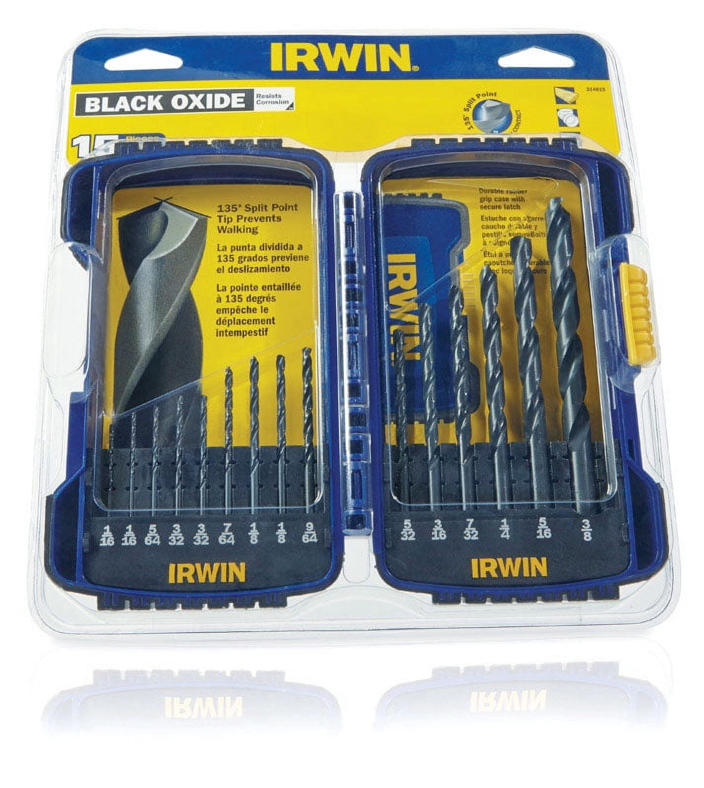 Hanson DRILL BIT 15PC BLACK OXIDE SET