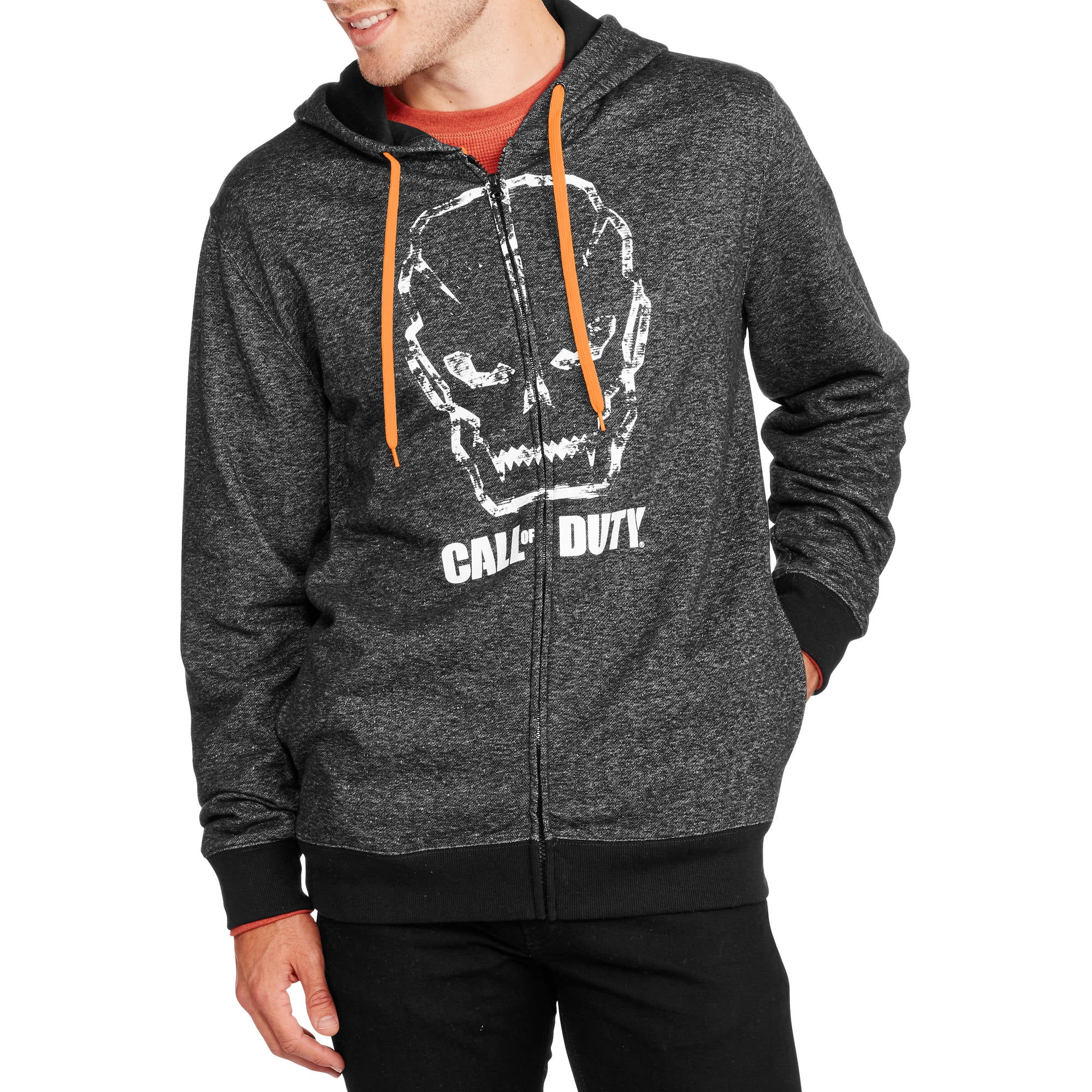 Men's Zip Front Fleece Hoodie