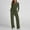 Green, variant on Two Piece Sets For Women Sevevn Fashion Woman Round Neck Solid Ruched Long Sleeve Blouse +Long Pants Elastic Waist Sets