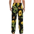 thumbnail image 7 of Salouo Bees and Sunflowers Print Pajama Pants for Men, Lounge Pants Elastic Waistband Casual Men's sleepwear Loungewear Sleep Pajama Pant -Medium, 7 of 7