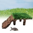 thumbnail image 3 of Resin Turtle Terrapin Dock Tortoise Basking Platform with Ramp Ornament Durable Friendly for Terrarium Tank Cave Hide-Out easy to clean, 11x6.5x4cm B, 3 of 8