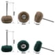 thumbnail image 3 of Fiber Polishing Head Fiber Polishing Wheel Fiber Buffing Wheel 20 Pcs Yellow/Green/Red/Black Fiber Polishing Buffing Head 25mm Diameter Wheel ANGGREK DAGS18, 3 of 5