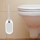 thumbnail image 4 of Cepillo de limpieza de mango largo montado en la pared para inodoro de baño doméstico con juego de BaseBlanco, 4 of 5