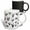 Multicolor, variant on 3drose, Country Roosters in Black N White, 11oz Magic Transforming Mug