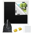 thumbnail image 6 of Deago 100% Blackout Curtains for Bedroom, Portable DIY Window Blinds, No Drill Window Shades & Blackout Blinds with Stickers & Tabs for Baby Nursery, Travel, Dorm Room (57" x 39"), 6 of 8