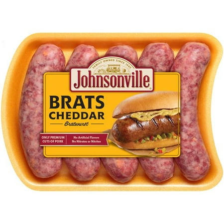 Johnsonville Sausage Cheddar Bratwurst, 19.76 oz