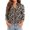 Leopard Print, variant on KLHDSF 3/4 Sleeve Women's Tops Dressy V Neck Collared Shirts Business Casual Work Blouses Summer Fall Vacation Outfits 2026 Black L