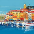 thumbnail image 2 of Corbiere 15x15 White Modern Wood Framed Museum Art Print Titled - Port de St Tropez, 2 of 4