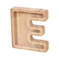thumbnail image 2 of Fwttom Personalized Wooden Name Money Box Wooden Deposit Box Twenty Six English Letters, 2 of 5
