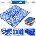 thumbnail image 3 of Boxlegend Shirt Folding Board T Shirts Clothes Folder Durable Plastic Laundry Folders Portable Folding Boards For Travel Blue, 3 of 5