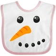 thumbnail image 3 of Inktastic Snowman Face Boys or Girls Baby Bib, 3 of 4