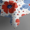 thumbnail image 4 of Pioneer Flower Floral Print Pattern Rectangle Tablecloth 60"x120",Waterproof Polyester Rectangle Table Cloth, Wipeable Spillproof Polyester Tablecloth for Dining, Camping, Indoor and Outdoor, 4 of 6