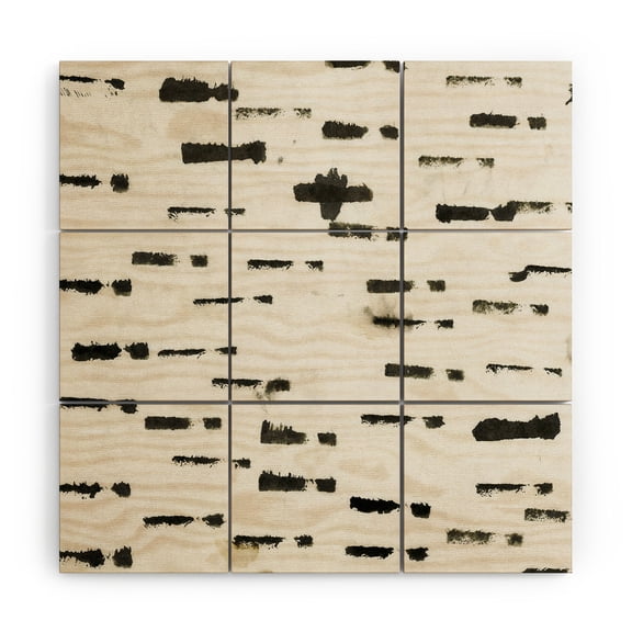 Society6 Iris Lehnhardt Wabi Sabi 1601 4' x 4' Wood Wall Mural