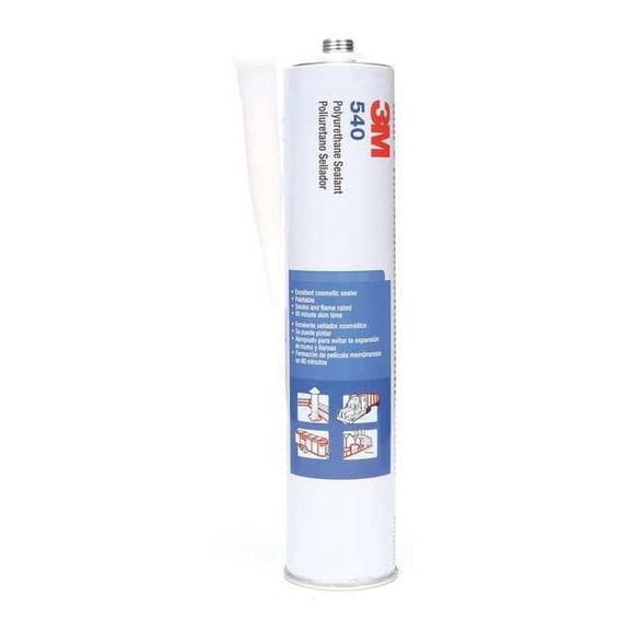 3m Polyurethane Sealant, 10 oz, Cartridge, Black, Polyurethane Base, 540 540