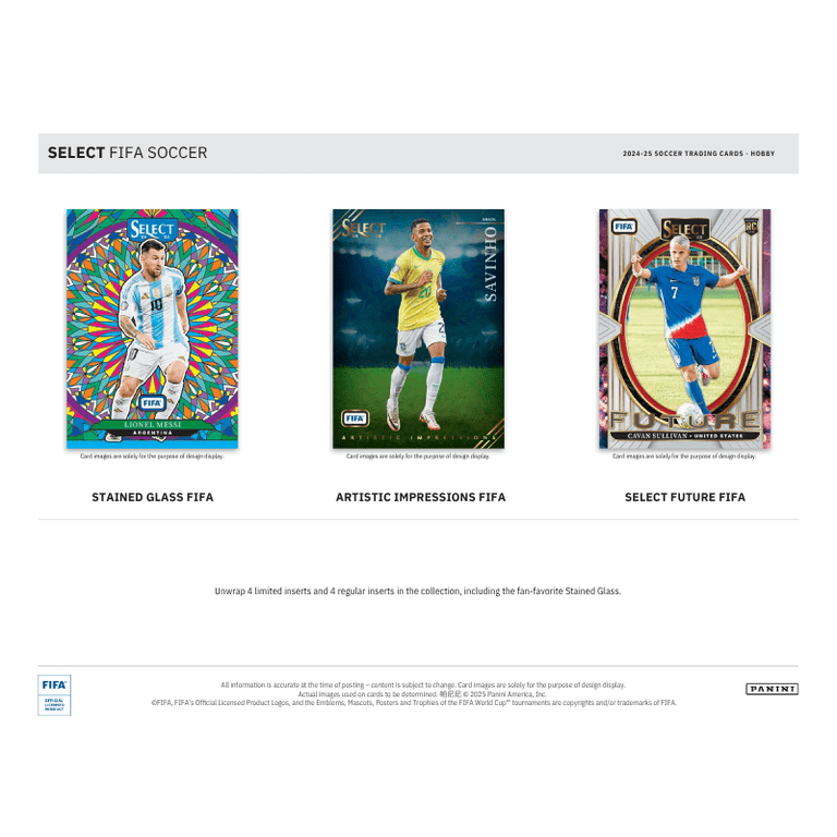 2024-25 Panini Select FIFA Soccer Hobby Box - Walmart.com