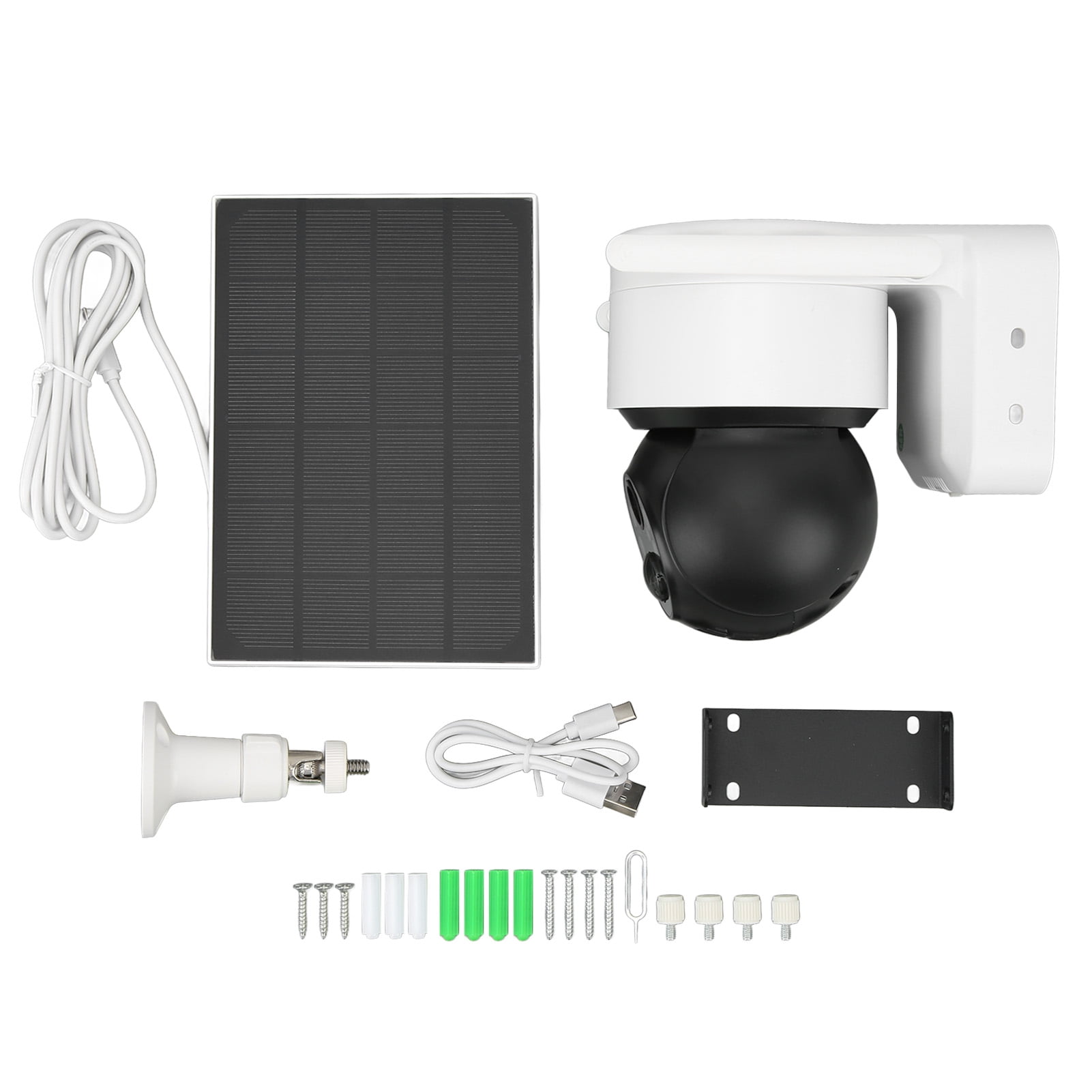 Wireless Solar Outdoor Security Camera, APP Push 2 Way Talk WiFi