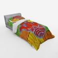 thumbnail image 2 of Ambesonne Hamsa Bedding Set 3 Pcs, Colorful Frame Tribal, Twin XL, Multicolor, 2 of 2