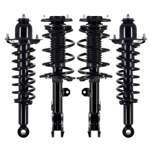Set 4 Quick Complete Strut and Coil Spring For 2014 - 2019 Toyota Corolla 1.8L