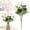 A, variant on 5 Head OSS Rose Artificial er – Windproof Outdoor Decorative Roses for Autumn, White