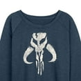 thumbnail image 3 of Star Wars - The Mandalorian Mando Icon  - Wo Men's French Terry Long Sleeve Pullover, 3 of 5