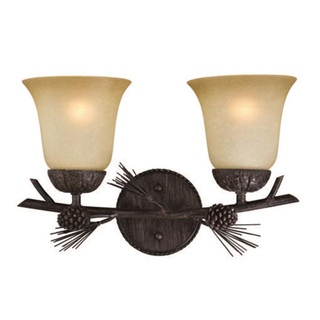 Vaxcel International W0268 2 Light Sierra Vanity Light