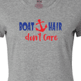 thumbnail image 4 of Inktastic Boat Hair Don't Care, Anchor, Sailing - Red Blue Women's T-Shirt, 4 of 5