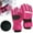 Hot Pink, variant on Winter Snow Gloves,Waterproof Windproof Warm Fleece Ski Gloves Outdoor Cold Weather(Hot Pink)