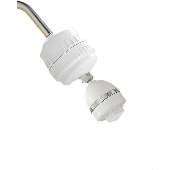 Waterwise Deluxe Showerwise Filtration System (Model 1195) | Advanced Shower Filter for Chlorine & Chemical Reduction | Improves Hair, Skin & Water Quality | Easy Install, Long-Lasting Cartridge