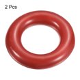 thumbnail image 3 of Unique Bargains Golf Club Swing Weight Ring, 2 Pack Training Swing Practice Aid Warm Up Donut for Golf Trainer Beginner, Red, 3 of 5