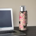 thumbnail image 5 of 20 Oz Yorkie Dog and Flower Florals Coffee Tumbler Double Wall Insulated Stainless Steel Water Bottle | Metal Reusable Thermoses Flask with Cup Cap | Leak & Sweat Proof with Anti-Dust Lid, 5 of 7