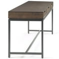 thumbnail image 4 of Allora 24"x72" Industrial Wood/Metal Computer Desk in Walnut, 4 of 9