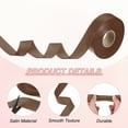 thumbnail image 2 of Uxcell 1-Pack Extra Wide Single Fold Bias Tape, 1 Inch x 55 Yards Satin Bias Tape for Sewing/Quilting/Hemming [Brown], 2 of 6