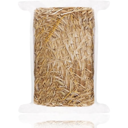 Triani 300g Natural Wheat Straw Grass Harvested Soft and Comfortable Dry Straw for Animal Bedding Garden Mulch Compost & Fertilizer and Grass Cover