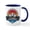 White/Navy Inside, variant on CafePress - Alta Sierra Wofford Heights California Mugs - 11 oz Ceramic Mug - Novelty Coffee Tea Cup