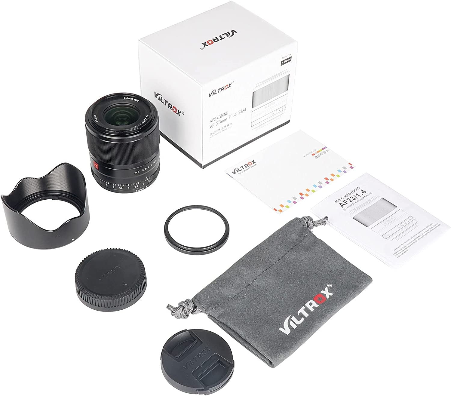 Viltrox 23mm F1.4 Xf Lens-Silver Lente Large Aperture Stm Auto