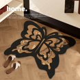 thumbnail image 2 of BINGLI 3D Optical Butterfly Area Rug - Quick-Dry Non-Slip Shag Bath Mat for Shower, Entryway or Tub - Washable Floor Carpet, 2 of 5