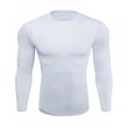 thumbnail image 1 of Men's Thermal Long Sleeve Compression Shirts, Athletic Base Layer Top, Winter Gear Running T-Shirt, 1 of 5