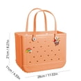 thumbnail image 3 of Womens Travel Beach Bags Rubber Beach Bag Swim Bag Large Large Capacity Beach Tote Eva Waterproof Tote Bag, 3 of 7