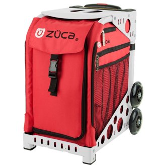 Zuca Sport Insert Bag, Chili (Red) with Sport Frame Black (Non