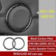 thumbnail image 4 of Car Carbon Fiber Door Audio Speaker Sticker Cover Trim Decal Ring for - 3 Series E90 E92 E93 2005-2, 4 of 5