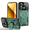 Green, variant on Shockproof Armor Case For Xiaomi 14 Ultra 14Pro 13 13Pro 12T 12TPro 11T 11TPro 13T 13TPro POCO X5 Pro X4Pro X3 X3NFC POCO X6 X6Pro M6Pro Ring Bracket Phone Case For Xiaomi 14 Ultra Back Cover.