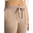 thumbnail image 4 of No Boundaries Fleece Flare Leg Pants, 32.5'' Inseam, Women's, 4 of 5