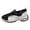 Black, variant on Women's Casual Shoes Thick Soled Round Toe Shallow Platform Slip on Comfortable Lightweight Suitable for Daily wear Walking Black Size 7.5