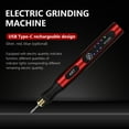 thumbnail image 3 of Tignapoo Compact Electric Engraving Pen with Adjustable Speeds for Precision Grinding and Polishing - Silver, 3 of 6